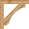 Ekena Millwork Imperial Block Rough Sawn Bracket, Western Red Cedar, 6"W x 48"D x 48"H BKT06X48X48IMP05RWR - alternate 4